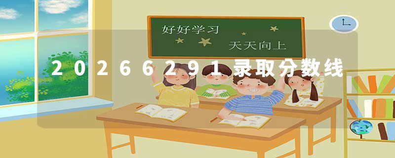 20266291录取分数线