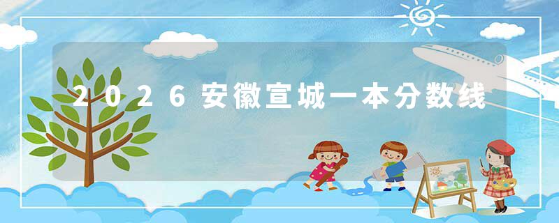 2026安徽宣城一本分数线