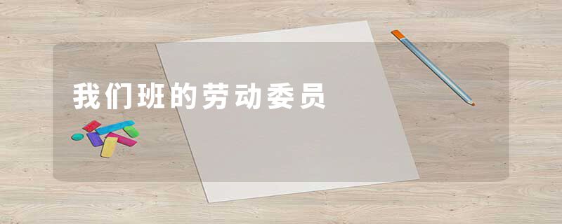 我们班的劳动委员