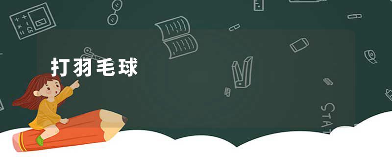 打羽毛球