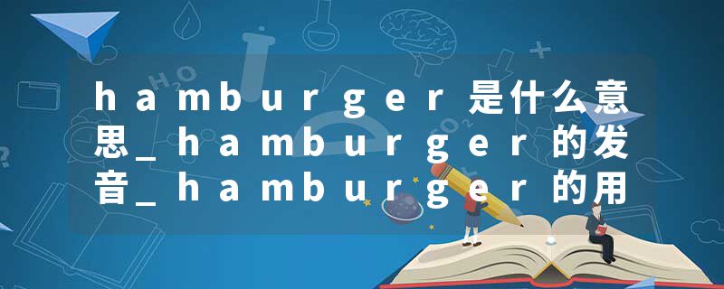 hamburger是什么意思_hamburger的发音_hamburger的用法_hamburger怎么记_hamburger翻译